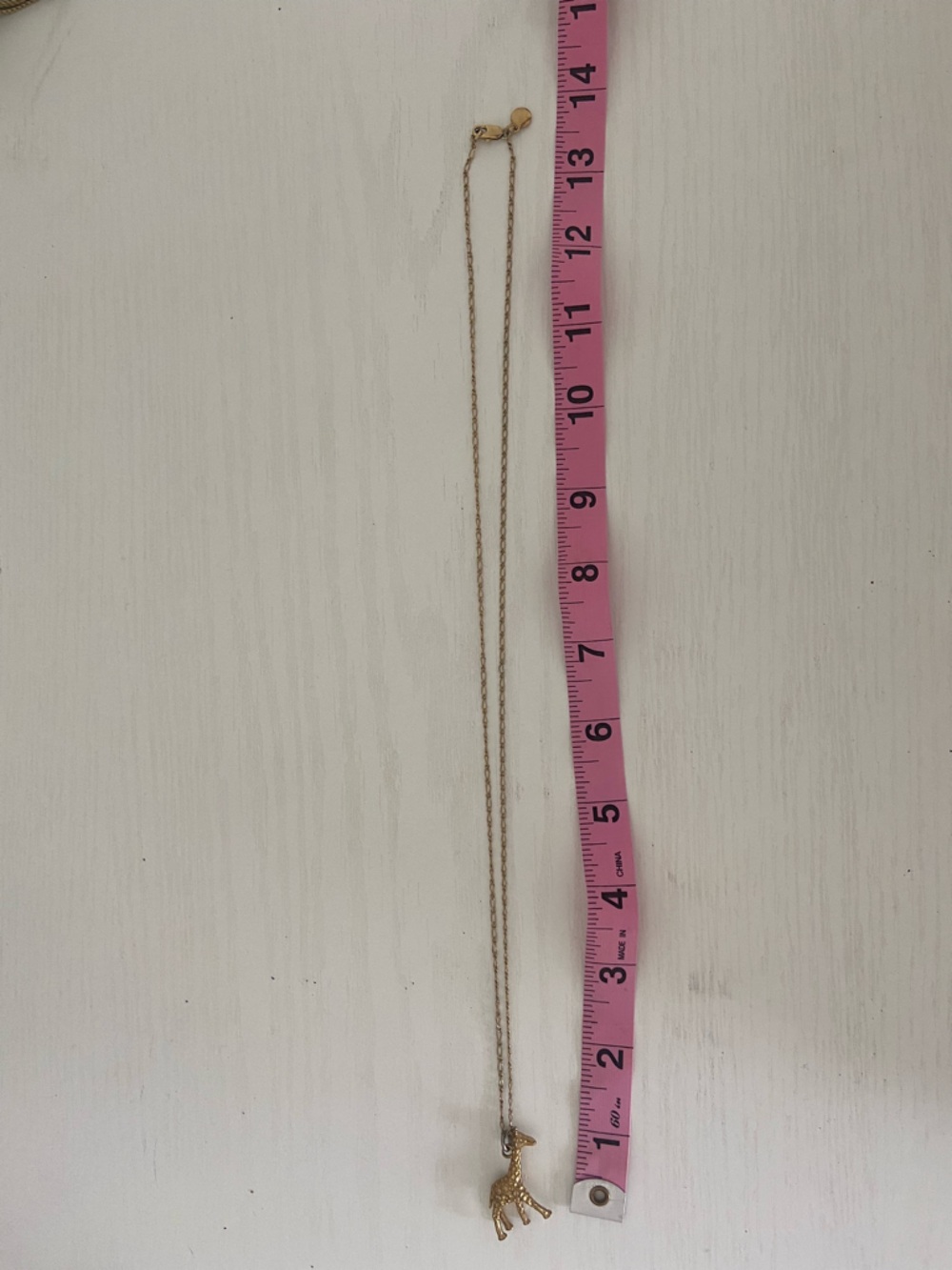 J. Crew Gold Giraffe Pendant Necklace